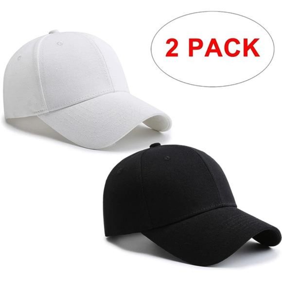 2 Packs Baseball Cap Golf Dad Hat for Men and Women - Picture 2 of 7